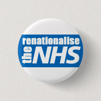 Renationalisieren Sie NHS Button