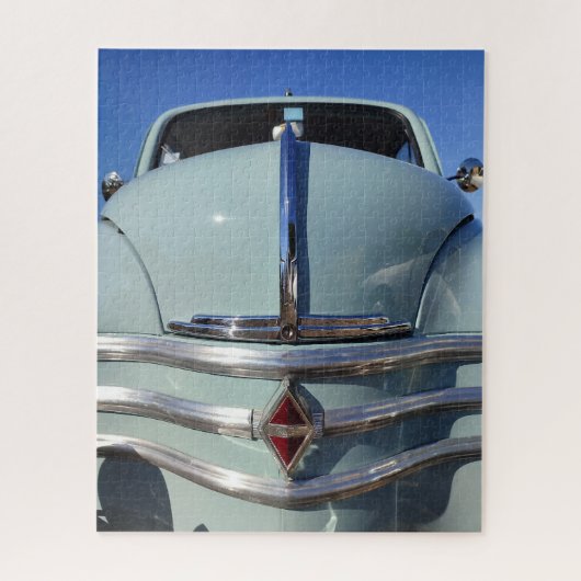 Renault 4CV, französisches Oldtimer-Auto. Puzzle (Vertikal)