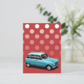 Renault 4L Postkarte (Stehend Vorderseite)