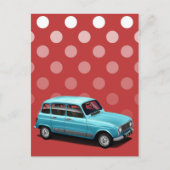 Renault 4L Postkarte (Vorderseite)