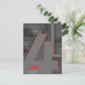 Renault 4L Postkarte (Stehend Vorderseite)