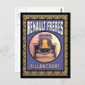 Renault Brothers Vintage Car Postkarte (Vorne/Hinten)
