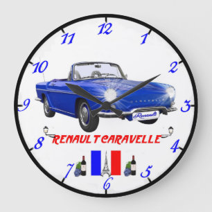 Renault Caravelle Wanduhr