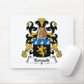 Renault-Familienwappen Mousepad (Mit Mouse)
