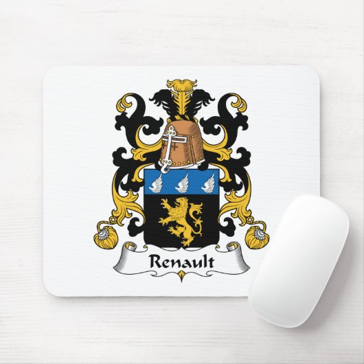 Renault-Familienwappen Mousepad (Mit Mouse)