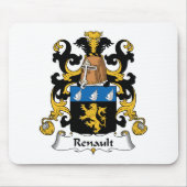 Renault-Familienwappen Mousepad (Vorne)