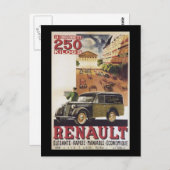 Renault Postkarte (Vorne/Hinten)