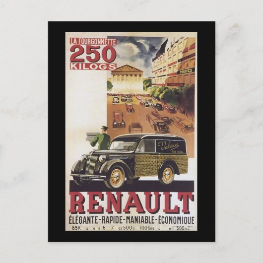 Renault Postkarte (Vorderseite)