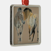 Rencontre Silbernes Ornament (Rechts)