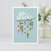 Rendere Blume Begleitkarte (Stehend Vorderseite)