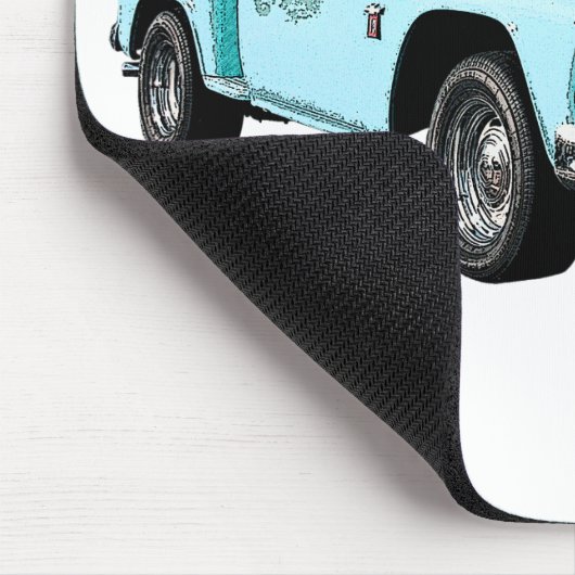 Rendering von einem blauen 1964 Chevy Abholung. Mousepad (Ecke)