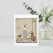 Rendez-vous (w/c auf Papier) Postkarte (Stehend Vorderseite)