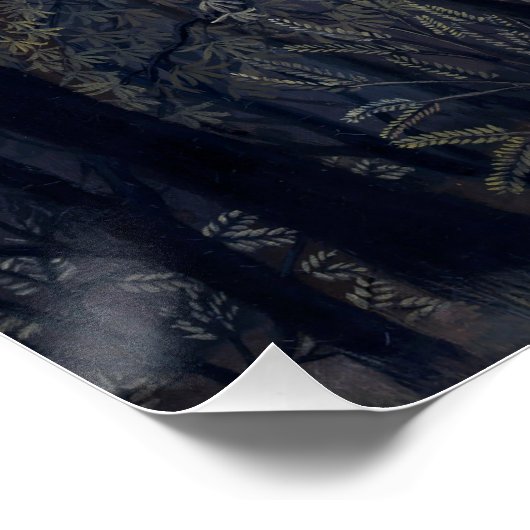 Rendezvous im Wald 1889 Poster (Ecke)