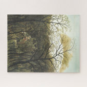 Rendezvous im Wald, Henri Rousseau Puzzle (Horizontal)