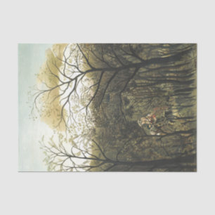 Rendezvous im Wald, Henri Rousseau Seidenpapier