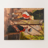 Rendezvous Vintage Kunst Puzzle (Horizontal)