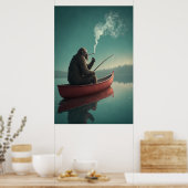 Rendite von Bigfoot: Mystischer See Poster (Küche)