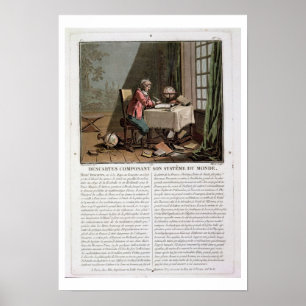 Rene Descartes (1596-1650) sein Weltsyste Poster