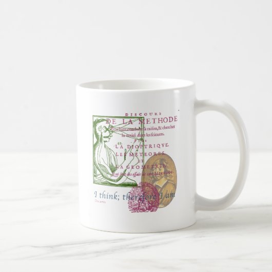Rene Descartes Kaffeetasse (Rechts)