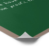 Rene Descartes Mathematics Posters Quotes Poster (Ecke)