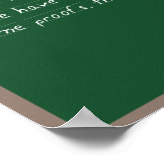 Rene Descartes Mathematics Posters Quotes Poster (Ecke)