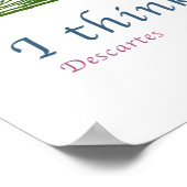 Rene Descartes Poster (Ecke)