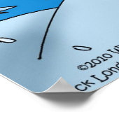 Rene Descartes Snowflake Funny Posters Poster (Ecke)