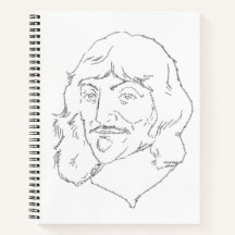 Rene Descartes SpiralNotebook