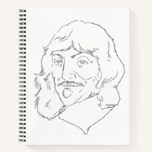 Rene Descartes SpiralNotebook Notizblock