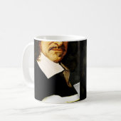 RENÉ DESCARTES steuer zahlt Kaffeetasse (Vorderseite Links)
