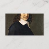Rene Descartes Visitenkarte (Vorderseite)