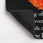 Rene- Descartesliteratur-Zitat Mousepad (Ecke)