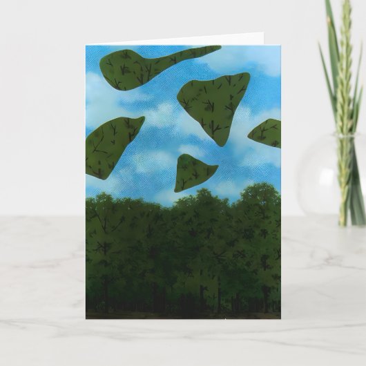 Rene Magritte art Karte (Vorderseite)