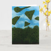 Rene Magritte art Karte (Gelbe Blume)