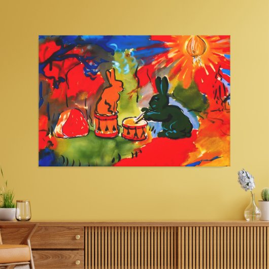 Rene Magritte art Leinwanddruck (Insitu (Wohnzimmer))