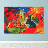 Rene Magritte art Leinwanddruck (Insitu (Holzboden))