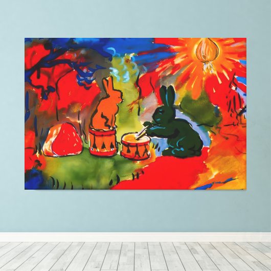 Rene Magritte art Leinwanddruck (Insitu (Holzboden))