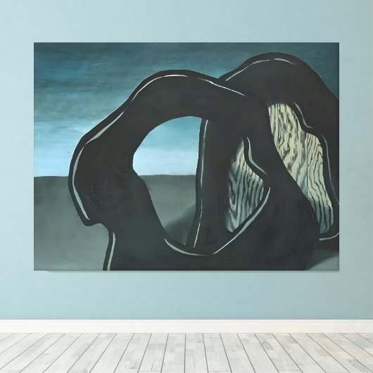 Rene Magritte art Leinwanddruck (Insitu (Holzboden))