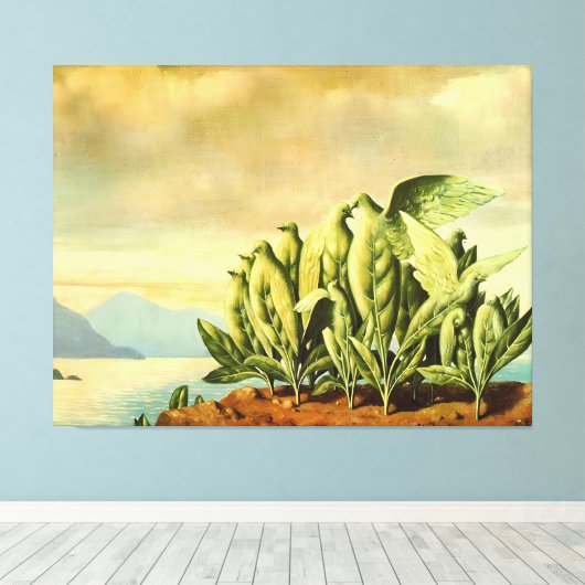 Rene Magritte art Leinwanddruck (Insitu (Holzboden))