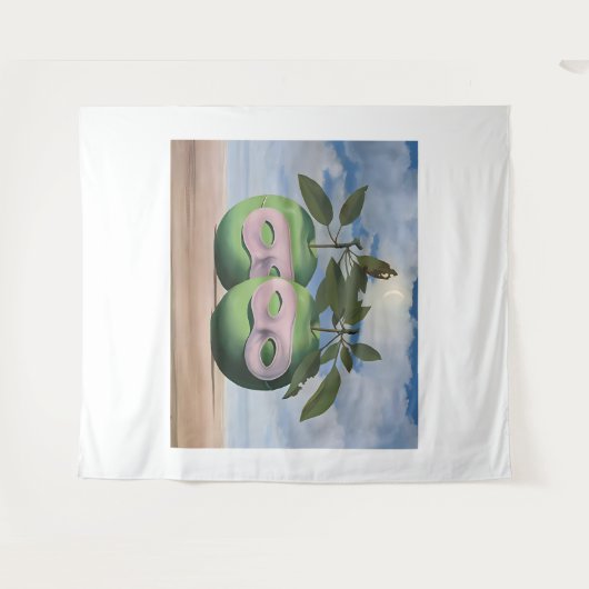 Rene Magritte art Wandteppich (Vorderseite (Horizontal))