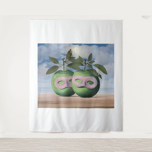 Rene Magritte art Wandteppich (Vorderseite)