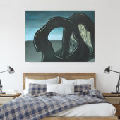 Rene Magritte Kunst Leinwanddruck (Insitu (Schlafzimmer))