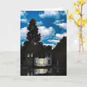 Rene Magritte Kunstmalerei Karte (Gelbe Blume)