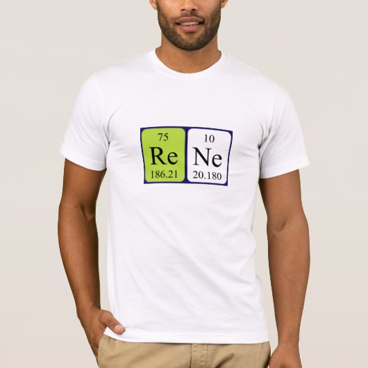Rene Periodenname Shirt (Vorderseite)
