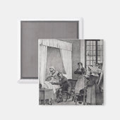 Rene Theophile Hyacinthe Laennec Magnet (Vorderseite/Rückseite)