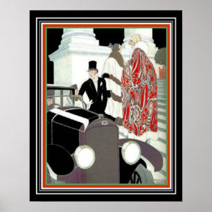 Rene Vincent Art Deco Print "Automobilia" 16 x 20 Poster