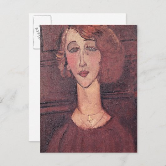 Renee, 1917 postkarte (Vorne/Hinten)