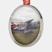 Renegade Biplane Silbernes Ornament (Links)