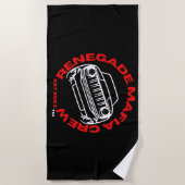 Renegade Mafia Crew Beach Handtuch (Vorderseite)