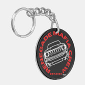 Renegade Mafia Crew Logo Schlüsselanhänger (Vorderseite links)